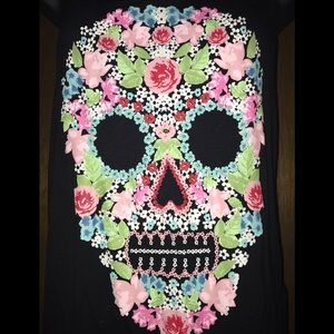 Floral Skull Tank by H&M Divided